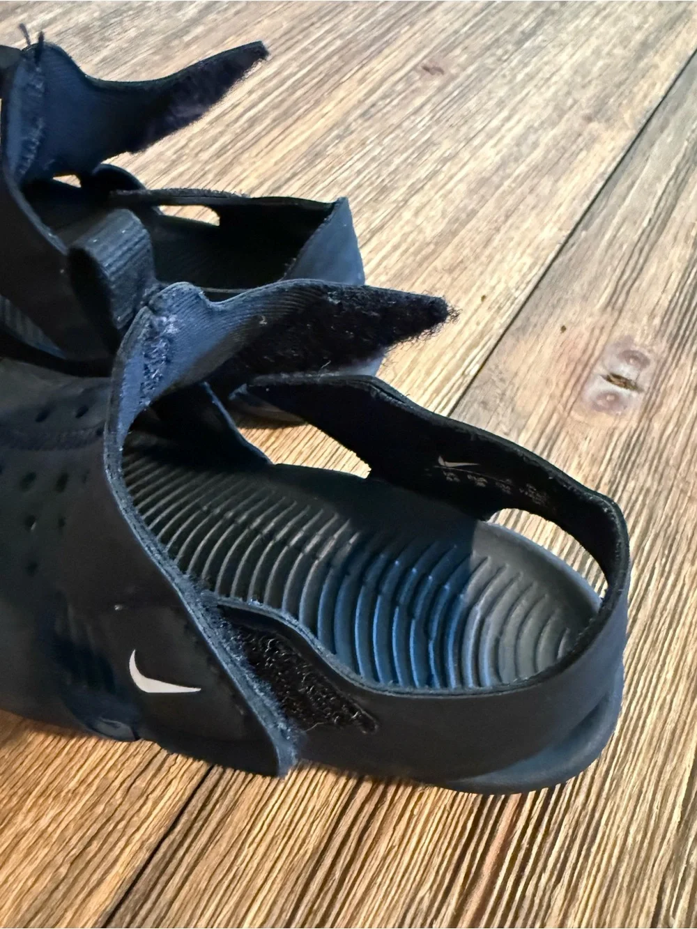 Nike Kids' Black Water-Friendly Sandals